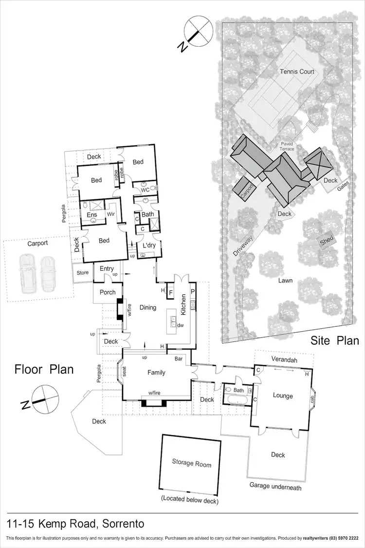 Floorplan of Homely house listing, 11-15 Kemp Road, Sorrento VIC 3943