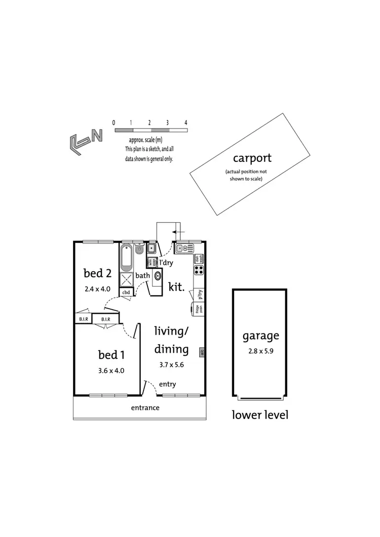 Floorplan of Homely unit listing, 2/30 Doyle Street, Bulleen VIC 3105