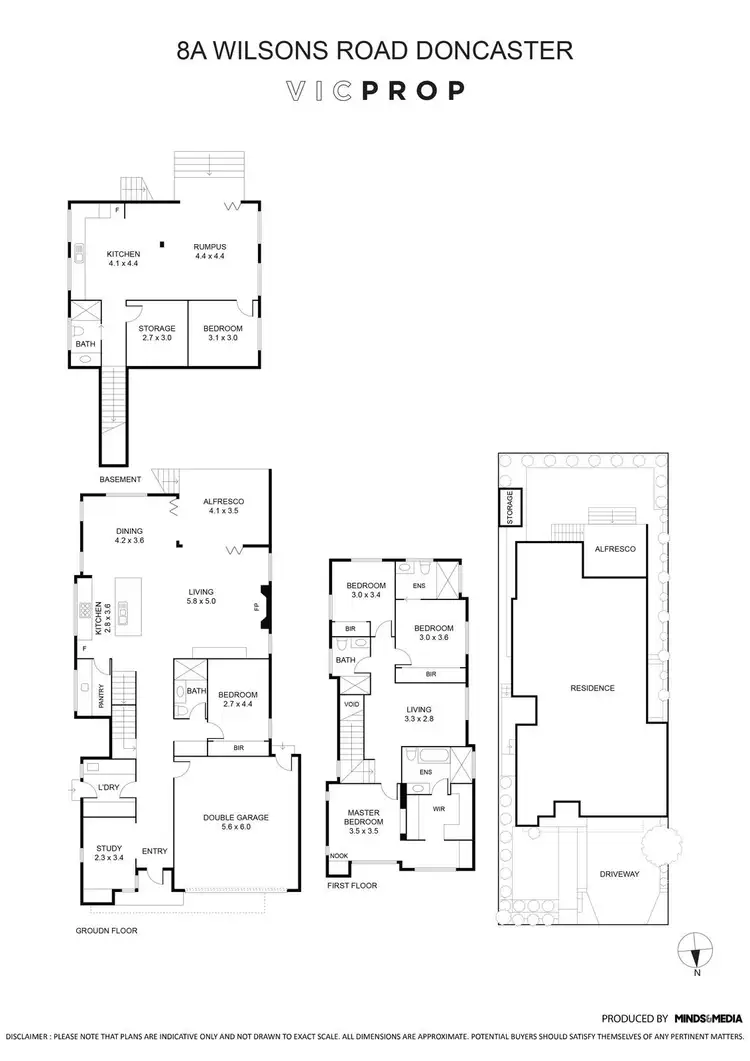 Floorplan of Homely house listing, 8A Wilsons Road, Doncaster VIC 3108