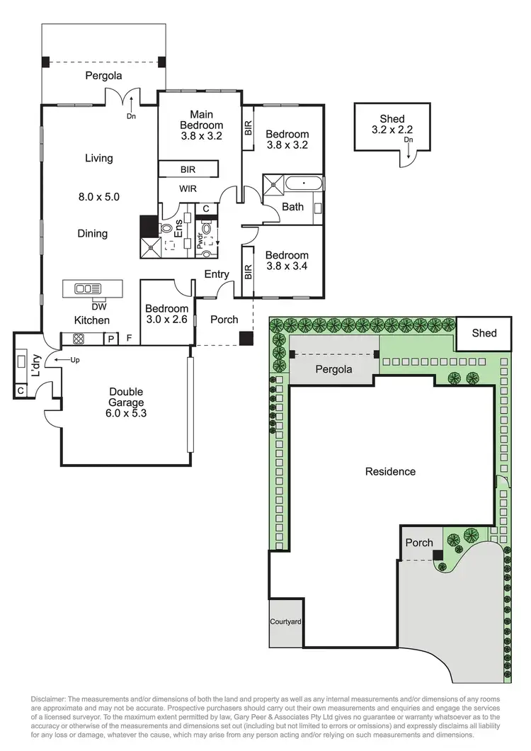 Floorplan of Homely unit listing, 2/43 Hopkins Street, Mckinnon VIC 3204