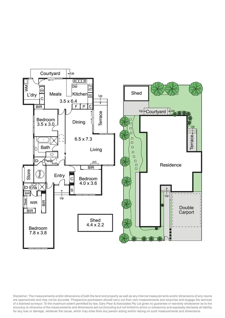 Floorplan of Homely villa listing, 3/100 Hotham Street, St Kilda East VIC 3183