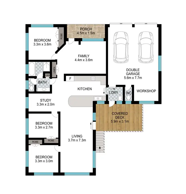 Floorplan of Homely house listing, 23 Koonwarra Street, West Haven NSW 2443