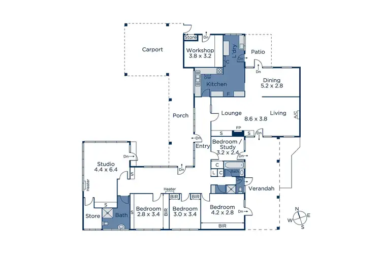 Floorplan of Homely house listing, 35 Gardenia Street, Blackburn VIC 3130