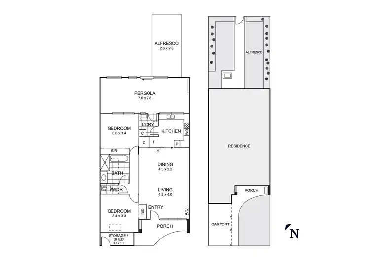 Floorplan of Homely unit listing, 21/52-70 Centre Dandenong Road, Dingley Village VIC 3172