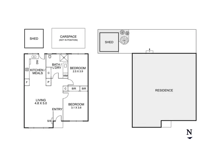 Floorplan of Homely unit listing, 3/30 Franklin Street, Moorabbin VIC 3189