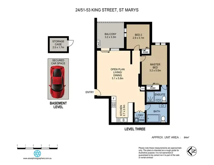 Floorplan of Homely apartment listing, 24/51-53 King Street, St Marys NSW 2760
