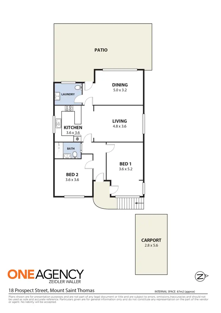 Floorplan of Homely house listing, 18 Prospect Street, Mount Saint Thomas NSW 2500