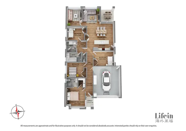 Floorplan of Homely house listing, 14 Tayrona Road, Tarneit VIC 3029