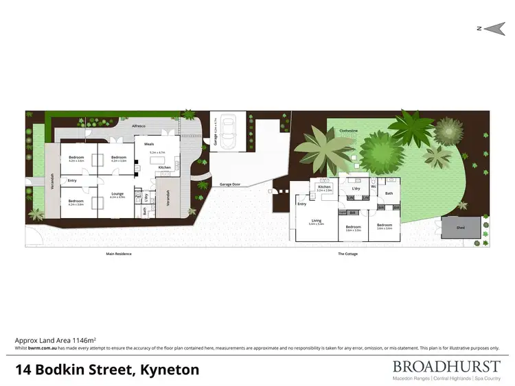 Floorplan of Homely house listing, 14 Bodkin Street, Kyneton VIC 3444