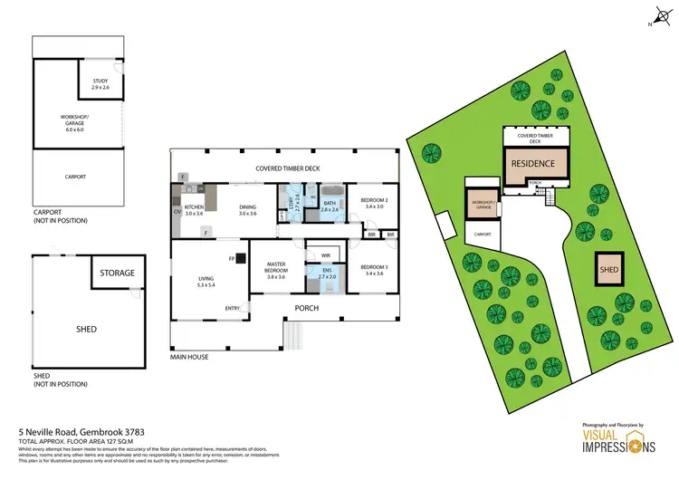 Floorplan of Homely house listing, 5 Neville Road, Gembrook VIC 3783
