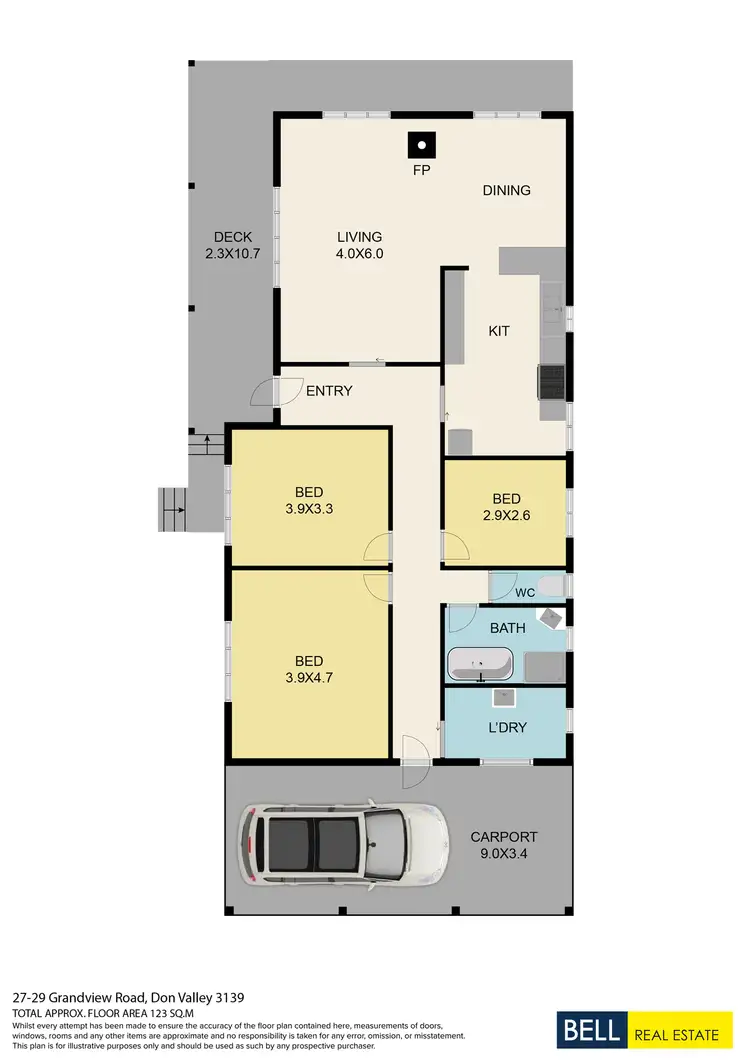 Floorplan of Homely house listing, 27-29 Grandview Road, Don Valley VIC 3139