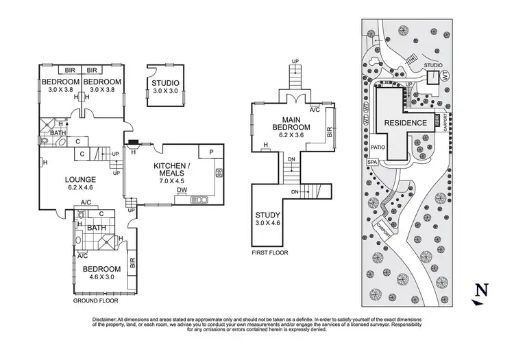 Floorplan of Homely house listing, 34 Hawkes Road, North Warrandyte VIC 3113