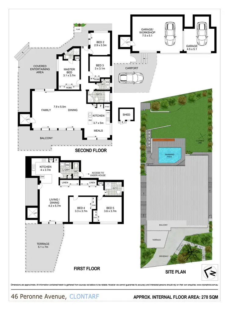 Floorplan of Homely house listing, 46 Peronne Avenue, Clontarf NSW 2093