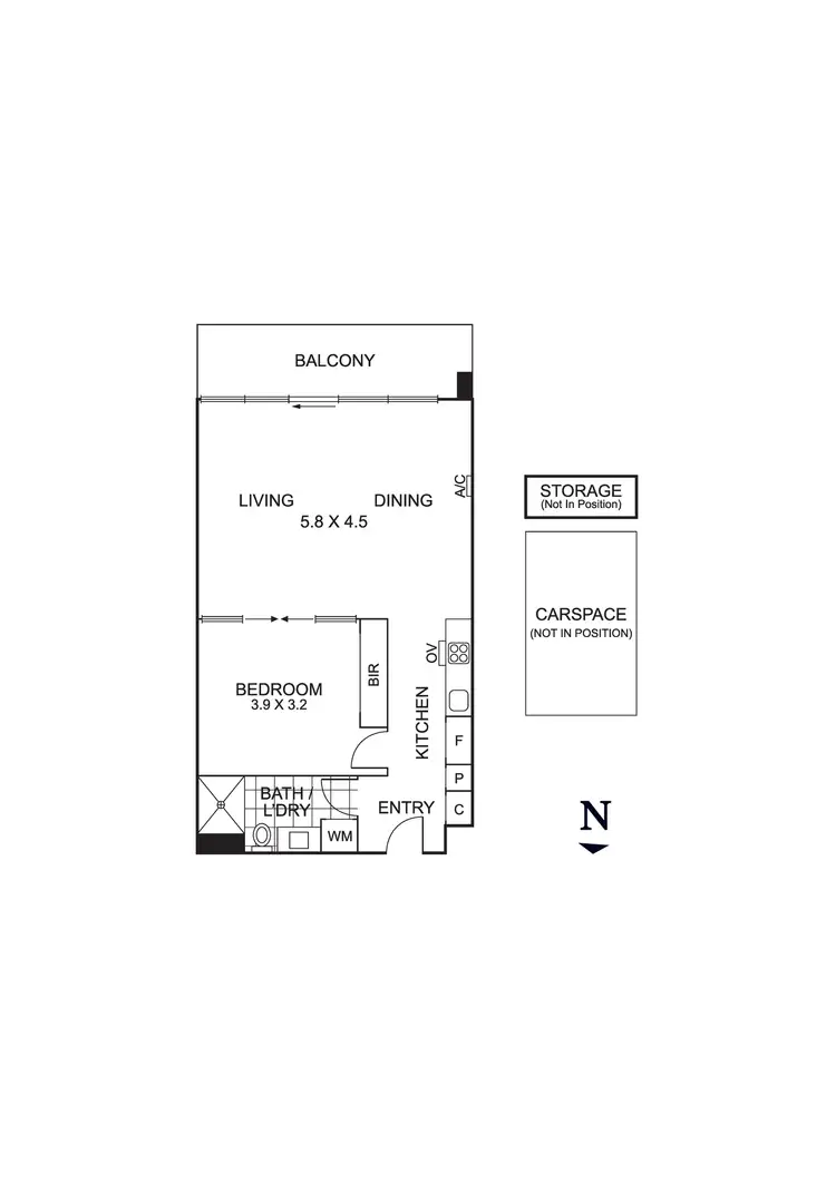 Floorplan of Homely apartment listing, 512/6 Station Street, Moorabbin VIC 3189