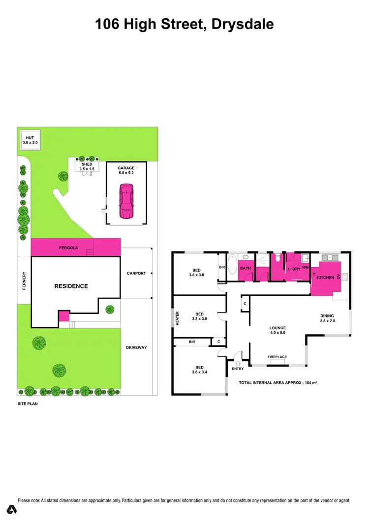Floorplan of Homely house listing, 106 High Street, Drysdale VIC 3222