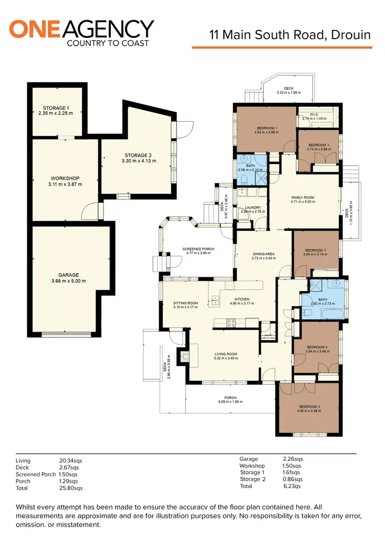 Floorplan of Homely house listing, 11 Main South Road, Drouin VIC 3818