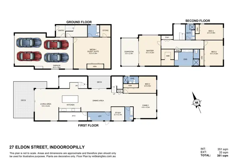 Floorplan of Homely house listing, 27 Eldon Street, Indooroopilly QLD 4068
