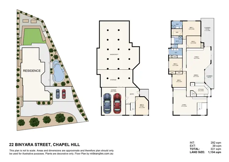 Floorplan of Homely house listing, 22 Binyara Street, Chapel Hill QLD 4069