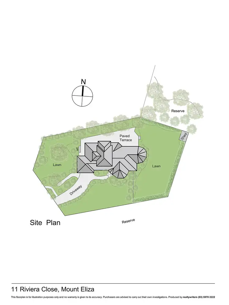Floorplan of Homely house listing, 11 Riviera Close, Mount Eliza VIC 3930