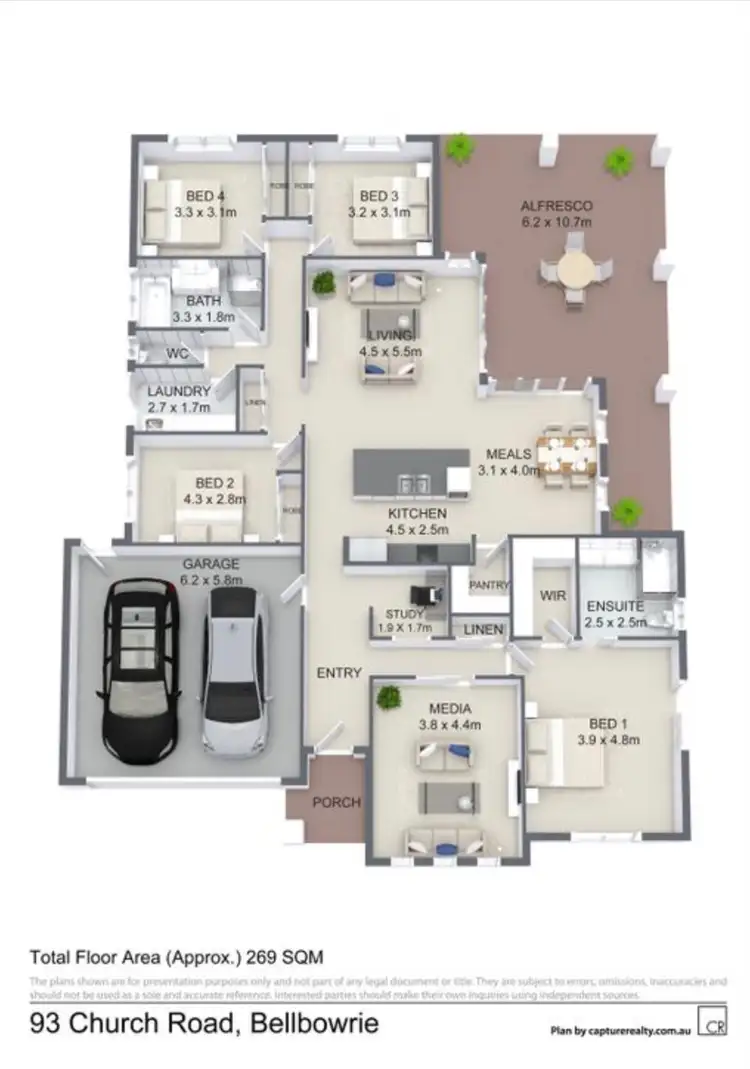 Floorplan of Homely house listing, 93 Church Road, Bellbowrie QLD 4070
