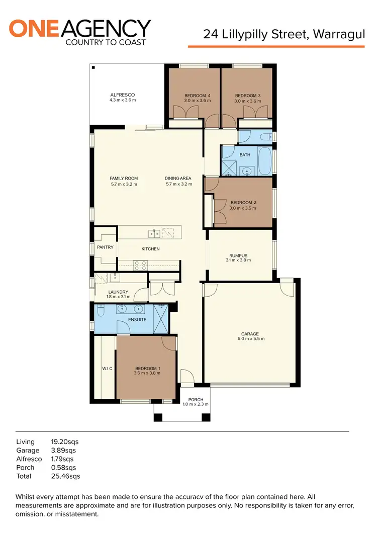 Floorplan of Homely house listing, 24 Lillypilly Street, Warragul VIC 3820