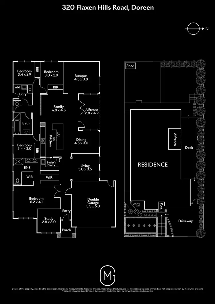 Floorplan of Homely house listing, 320 Flaxen Hills Road, Doreen VIC 3754