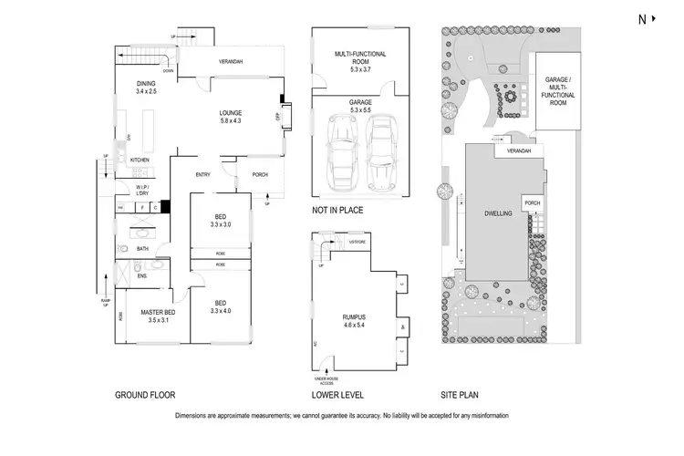 Floorplan of Homely house listing, 125 Swanston Street, Templestowe Lower VIC 3107