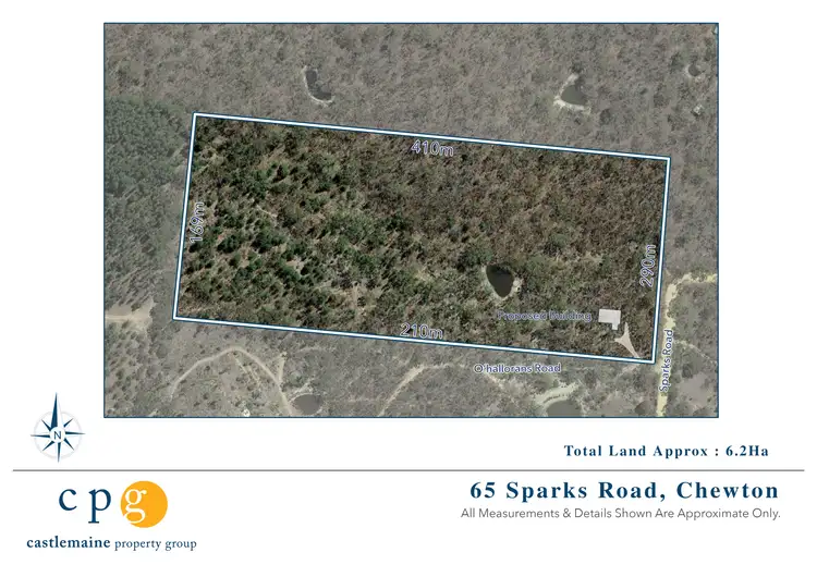 Floorplan of Homely land listing, 65 Sparks Road, Chewton VIC 3451