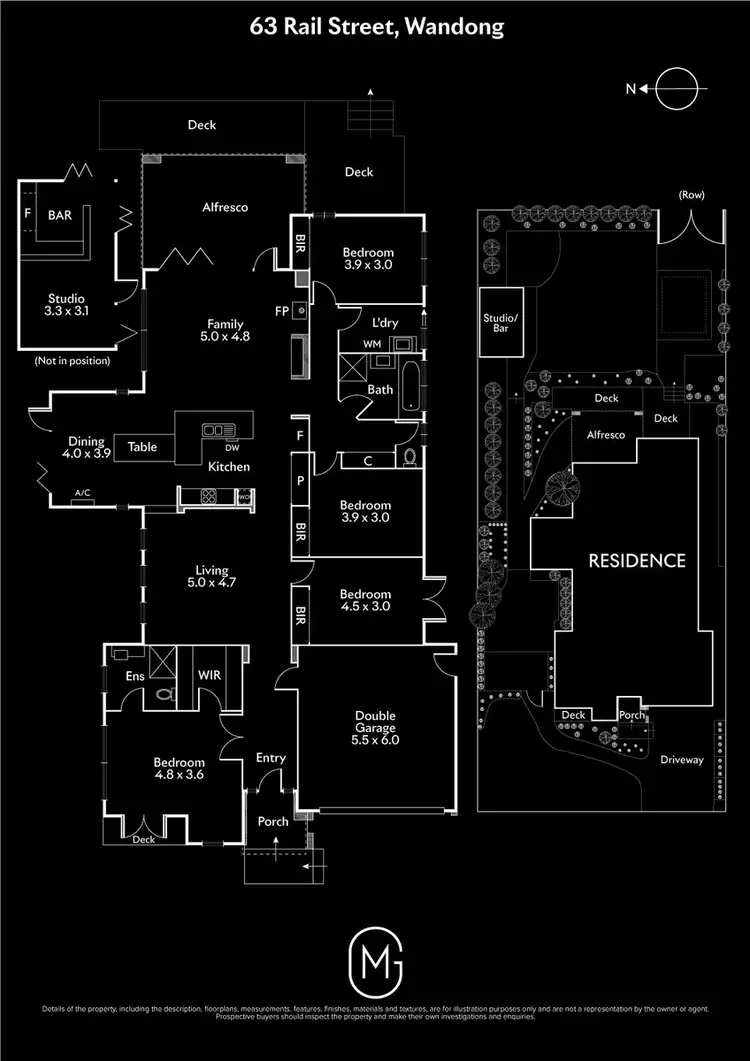 Floorplan of Homely house listing, 63 Rail Street, Wandong VIC 3758