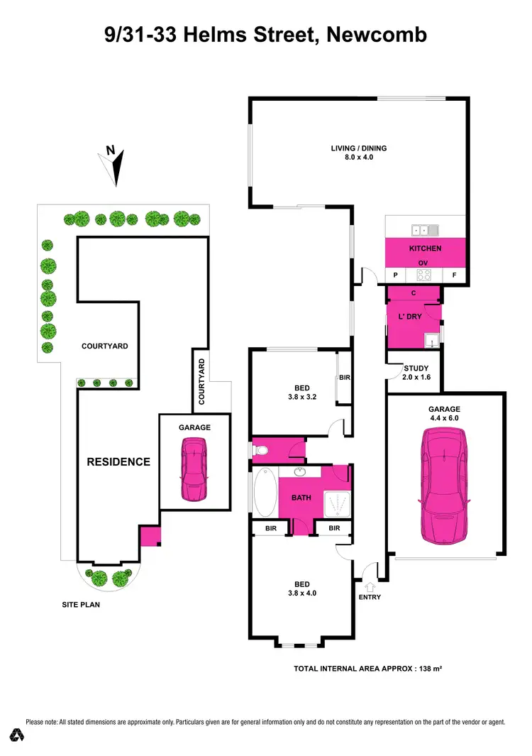 Floorplan of Homely house listing, 9/31-33 Helms Street, Newcomb VIC 3219