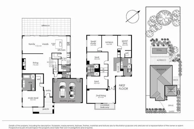 Floorplan of Homely house listing, 52 Park Road, Sorrento VIC 3943