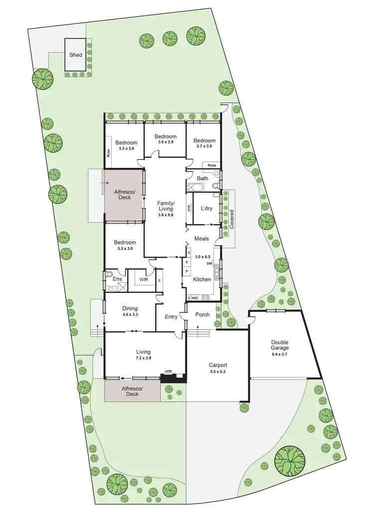Floorplan of Homely house listing, 8 Cheviot Road, Mount Waverley VIC 3149