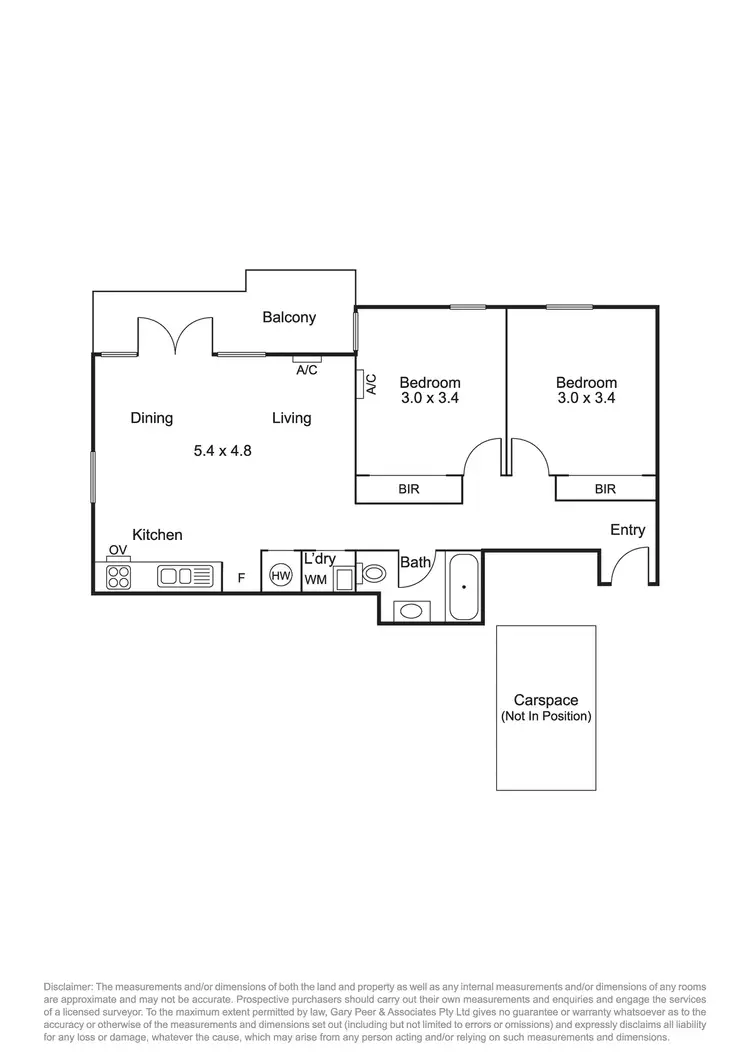Floorplan of Homely apartment listing, 26/128-140 Chapel Street, St Kilda VIC 3182