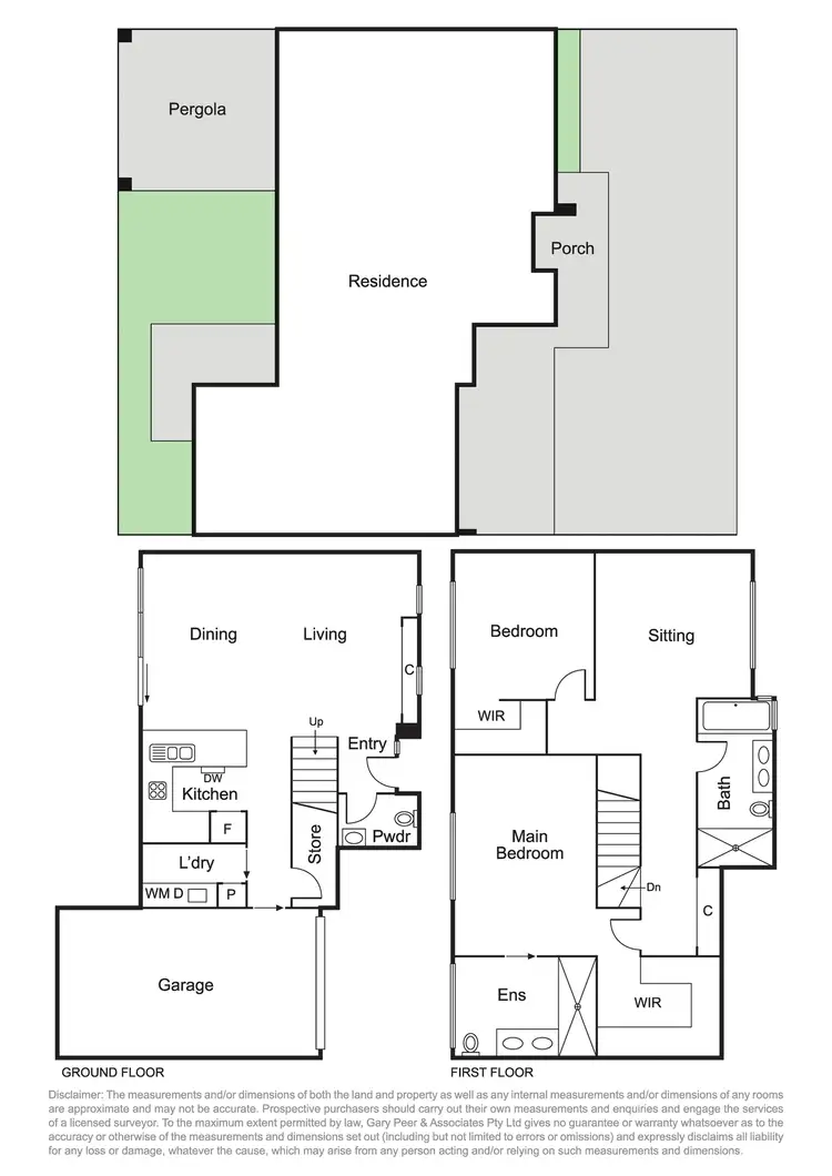 Floorplan of Homely townhouse listing, 2/47 Almond Street, Caulfield South VIC 3162