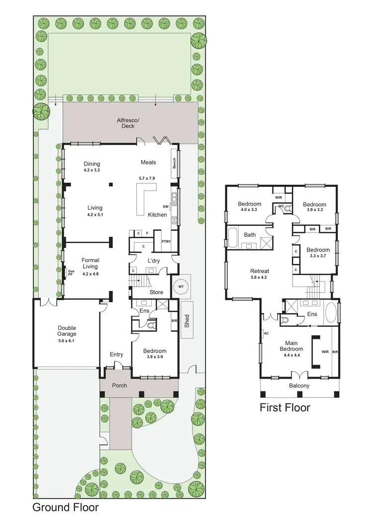 Floorplan of Homely house listing, 18 Spring Road, Caulfield South VIC 3162