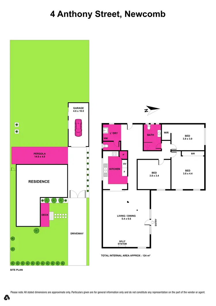 Floorplan of Homely house listing, 4 Anthony Street, Newcomb VIC 3219
