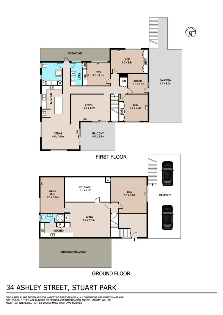 Floorplan of Homely house listing, 34 Ashley Street, Stuart Park NT 820