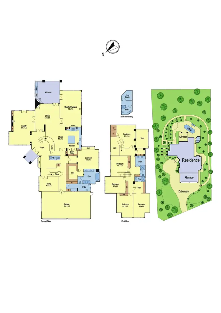 Floorplan of Homely house listing, 464 Reynolds Road, Research VIC 3095