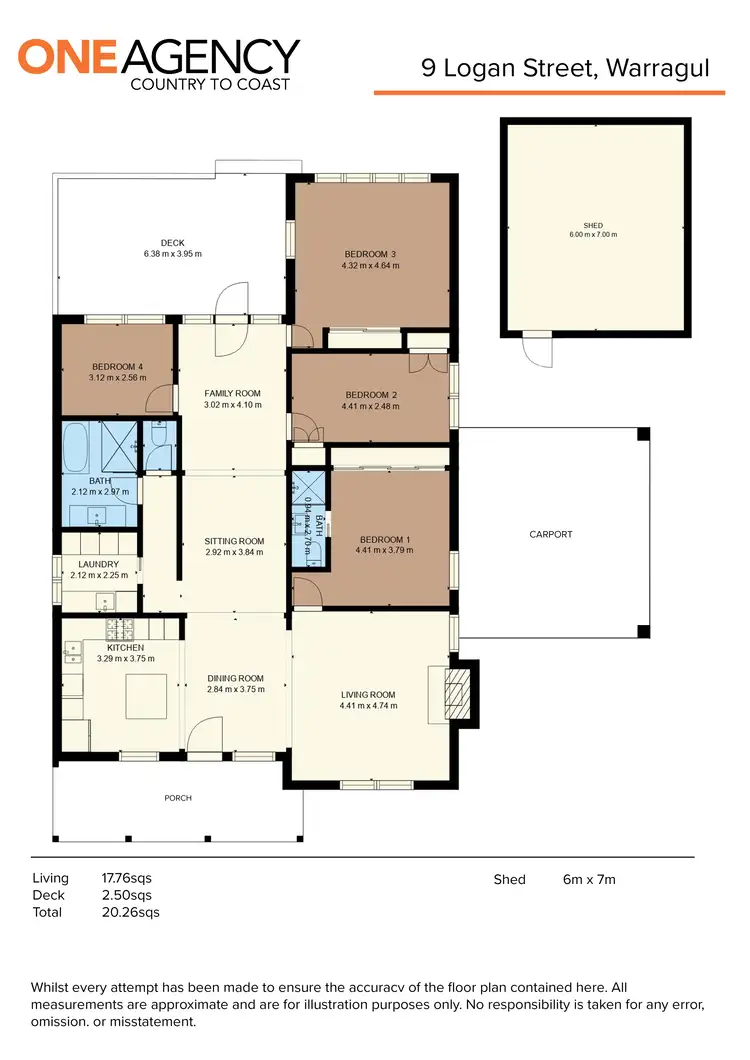 Floorplan of Homely house listing, 9 Logan Street, Warragul VIC 3820