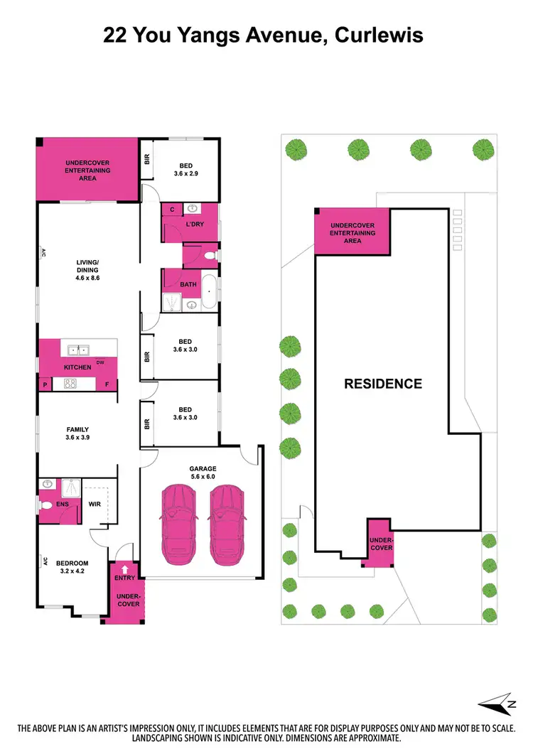 Floorplan of Homely house listing, 22 You Yangs Avenue, Curlewis VIC 3222