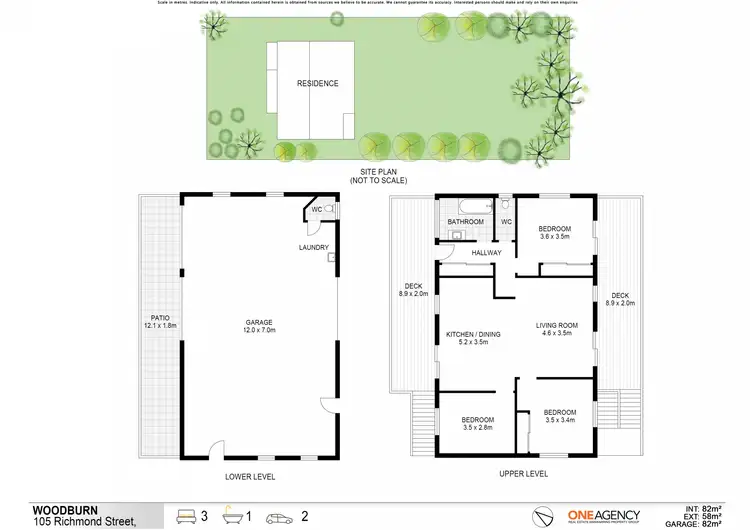 Floorplan of Homely house listing, 105 Richmond Street, Woodburn NSW 2472