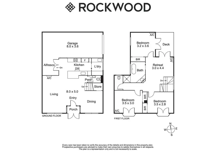 Floorplan of Homely townhouse listing, 59 Baker Street, Richmond VIC 3121