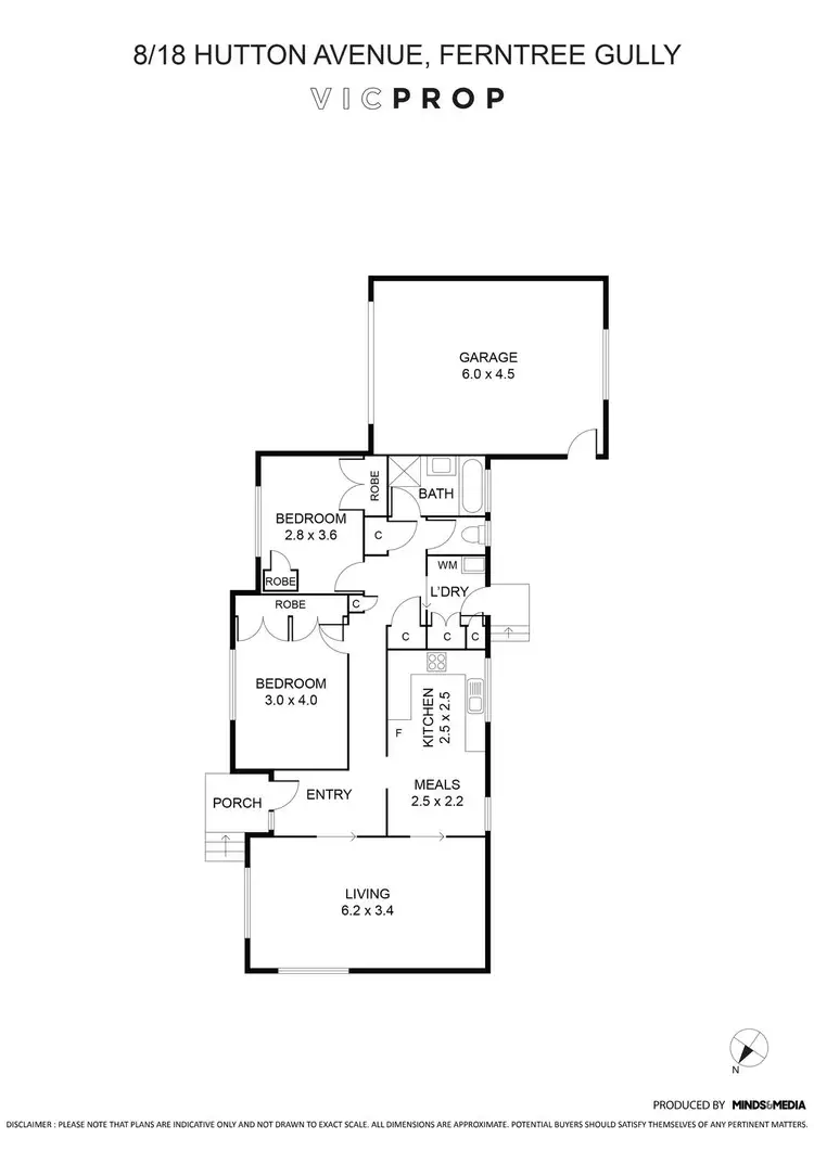 Floorplan of Homely unit listing, 8/18 Hutton Avenue, Ferntree Gully VIC 3156