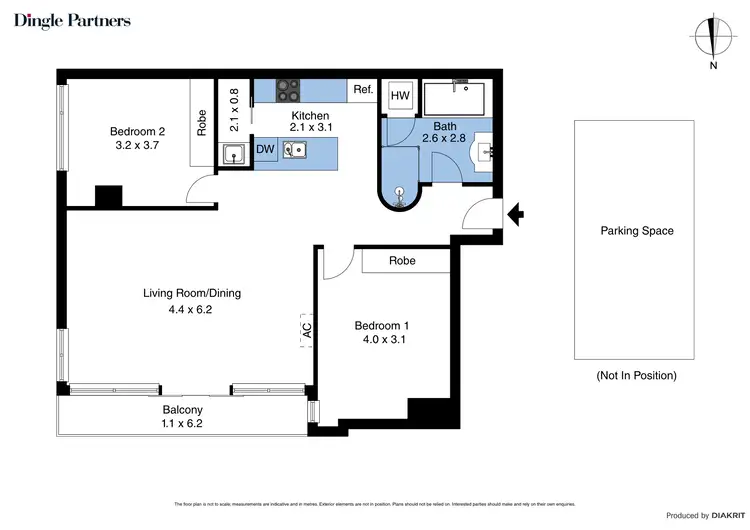 Floorplan of Homely apartment listing, 908/118 Russell Street, Melbourne VIC 3000