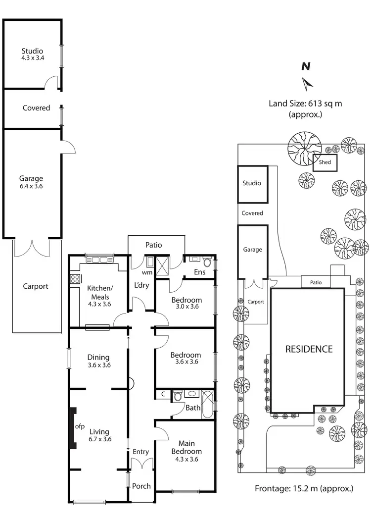 Floorplan of Homely house listing, 541 South Road, Bentleigh VIC 3204