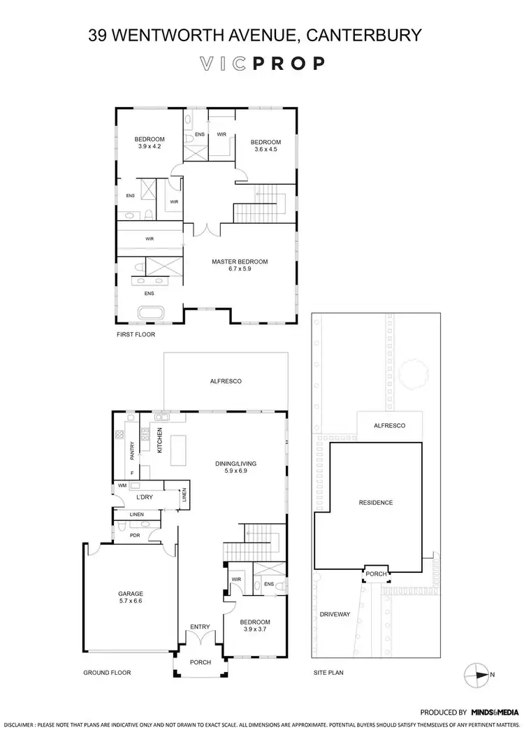 Floorplan of Homely house listing, 39 Wentworth Avenue, Canterbury VIC 3126