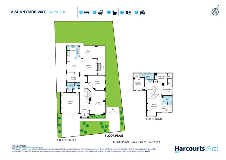 Floorplan of Homely house listing, 8 Sunnyside Way, Cairnlea VIC 3023