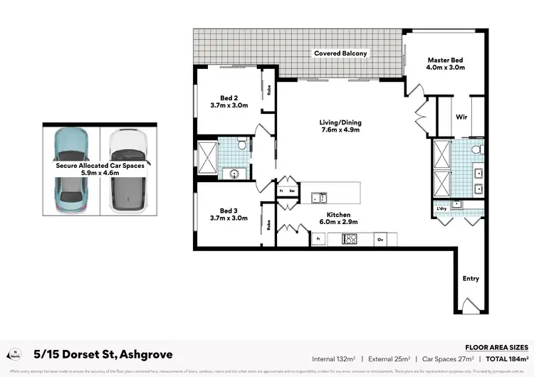 Floorplan of Homely unit listing, 5/15 Dorset Street, Ashgrove QLD 4060