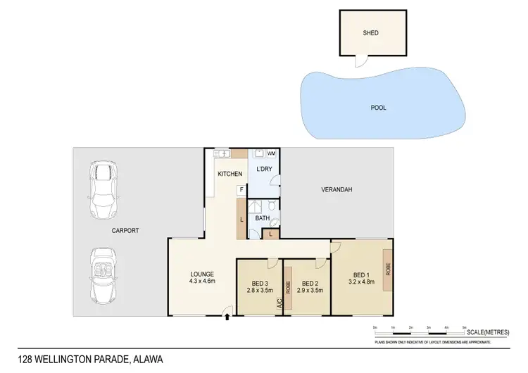 Floorplan of Homely house listing, 128 Wellington Parade, Alawa NT 810