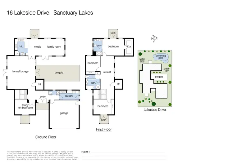 Floorplan of Homely house listing, 16 Lakeside Drive, Sanctuary Lakes VIC 3030